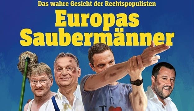 Mocskos brigád tagjaként került Orbán a Der Spiegel címlapjára