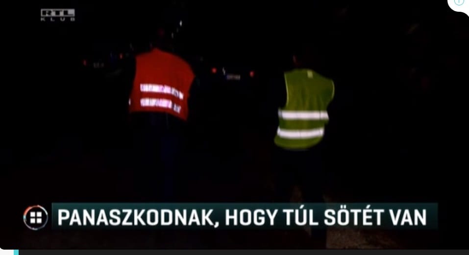 Nem látni a járdán, ahol Tiborcz volt cége cserélt világítást