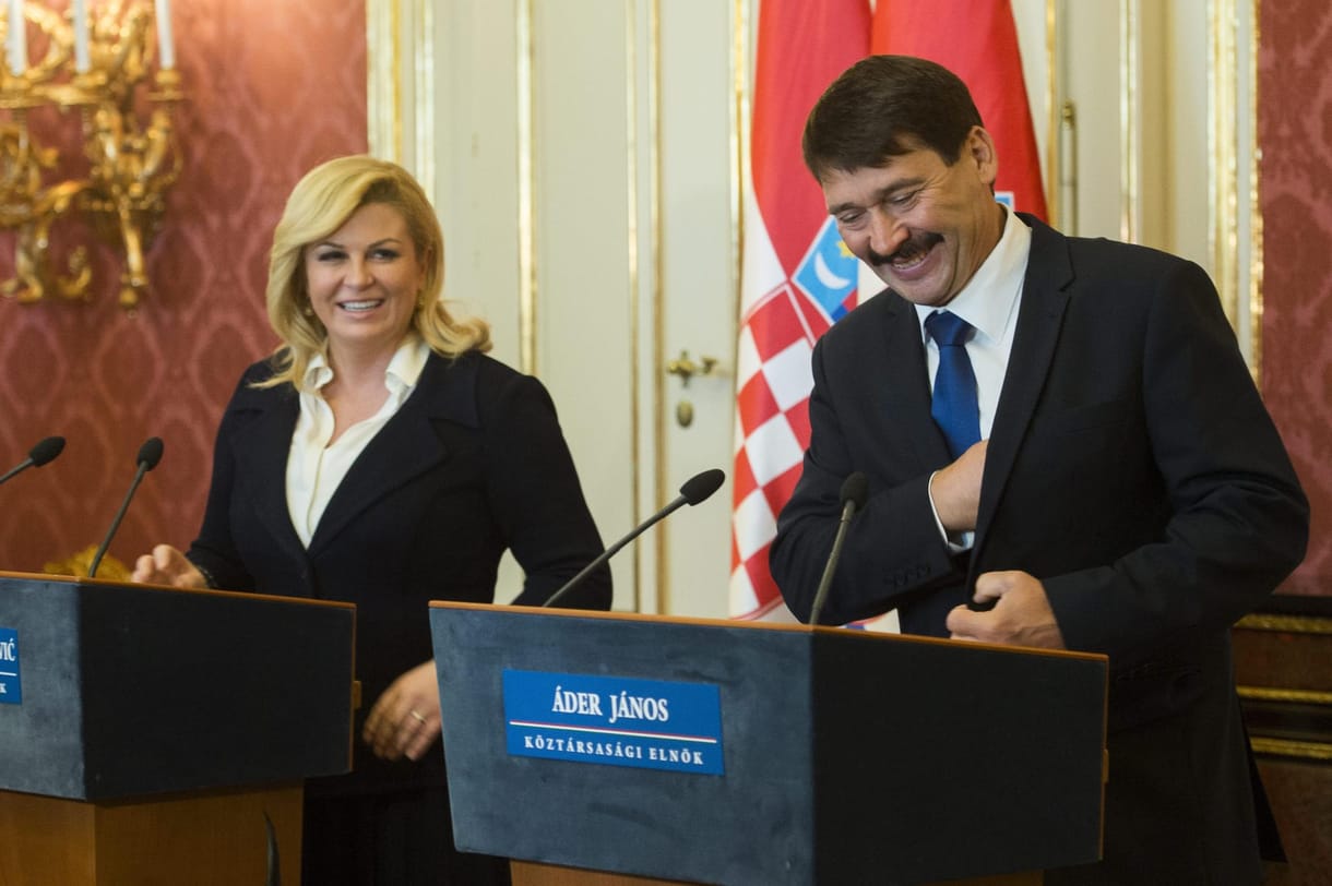 Áder a menekültválságról: Egyetértés van a visegrádi négyek és Horvátország között