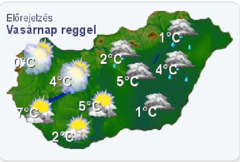 Térkép: Nézze meg, hol fog sütni a nap az egynapos hétvégén