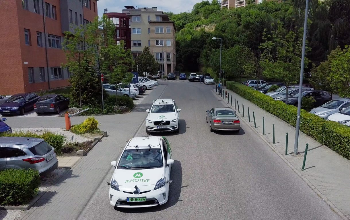 Fotó: Megjöttek az önvezető autók Budapestre