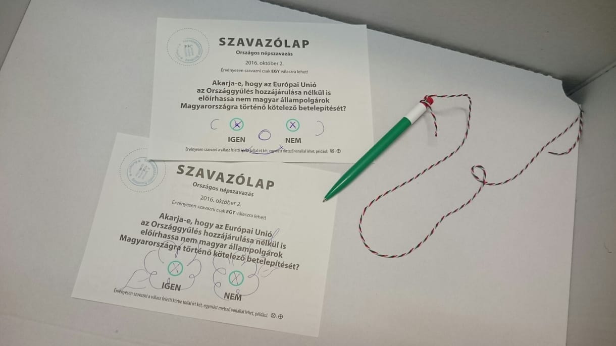 Ilyen is lehet egy érvénytelen szavazat. Vagy ilyen