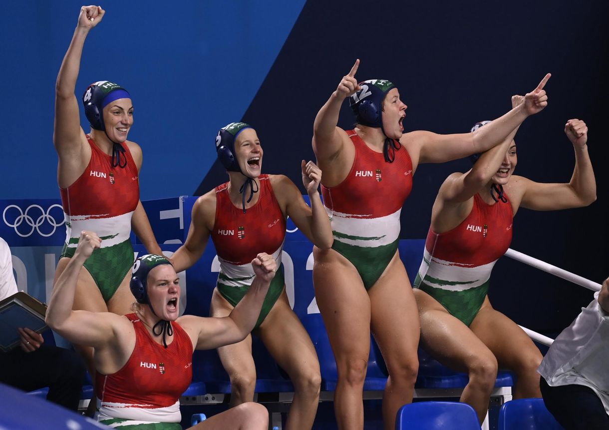 Olimpiai bronzérmesek a női pólósok