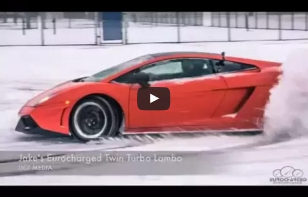 Így mókázik a hóban egy 1500 lóerős Gallardo – videó
