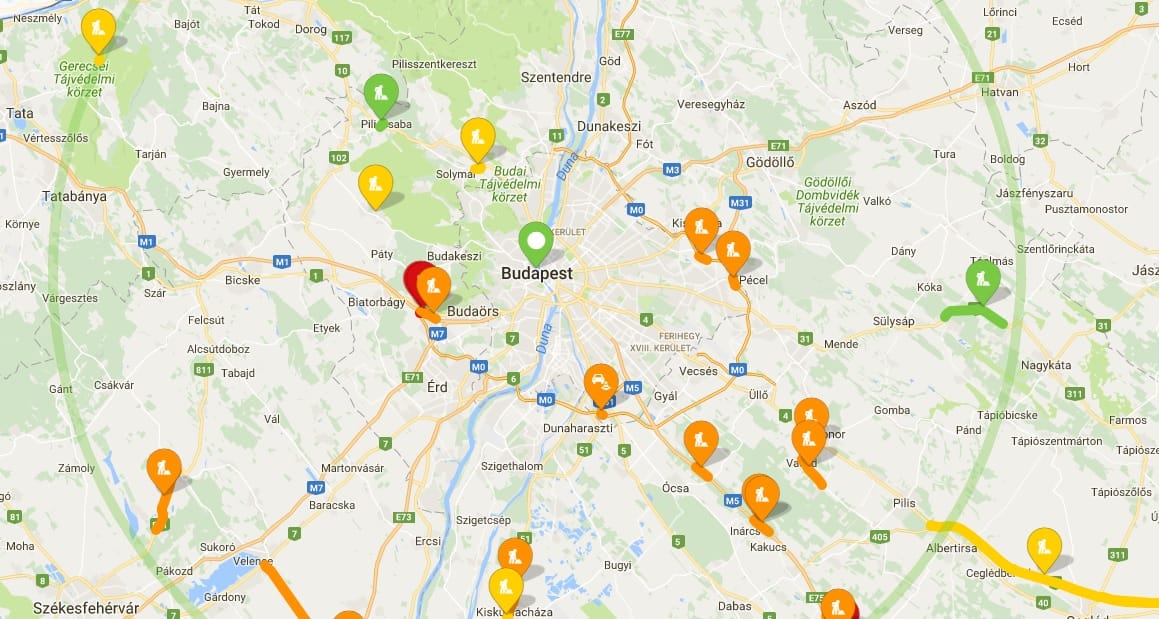 Indul a balatoni roham az M7-en, óriási dugók az M1-en és M5-ön