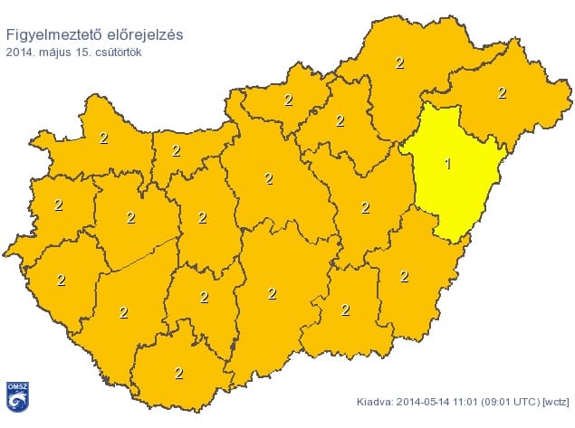 Narancsba fordult az ország, de most nem a Fidesz miatt