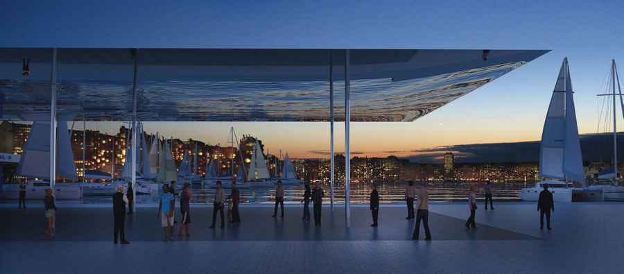 Norman Foster építi újjá a kikötőt Marseille-ben