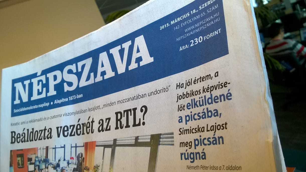 Távozik a Népszava főszerkesztője