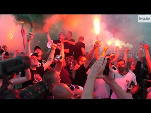 Videó: Így robbant fel Budapest az izlandi meccs után