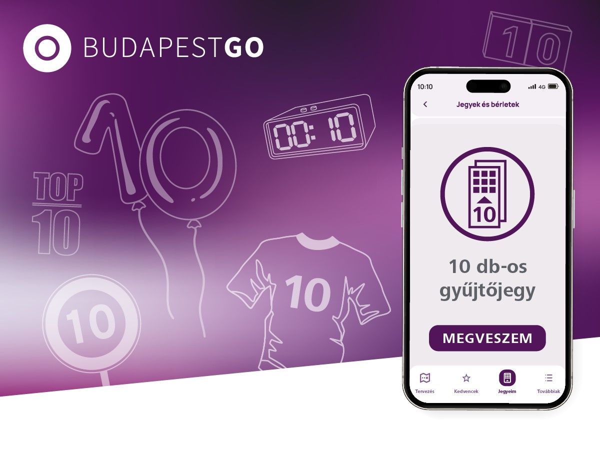 Ha eddig hiányzott, végre lehet 10 darabos gyűjtőjegyet kapni a BudapestGO-ban