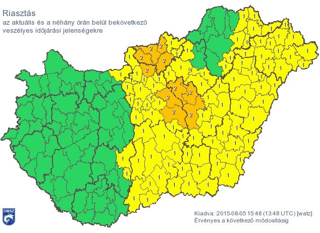 Támadnak a viharok, 10-12 fokos lehűlést hozhatnak - térkép