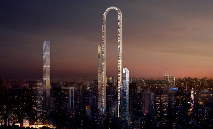 U-alakú felhőkarcolót álmodtak Manhattan milliárdosainak