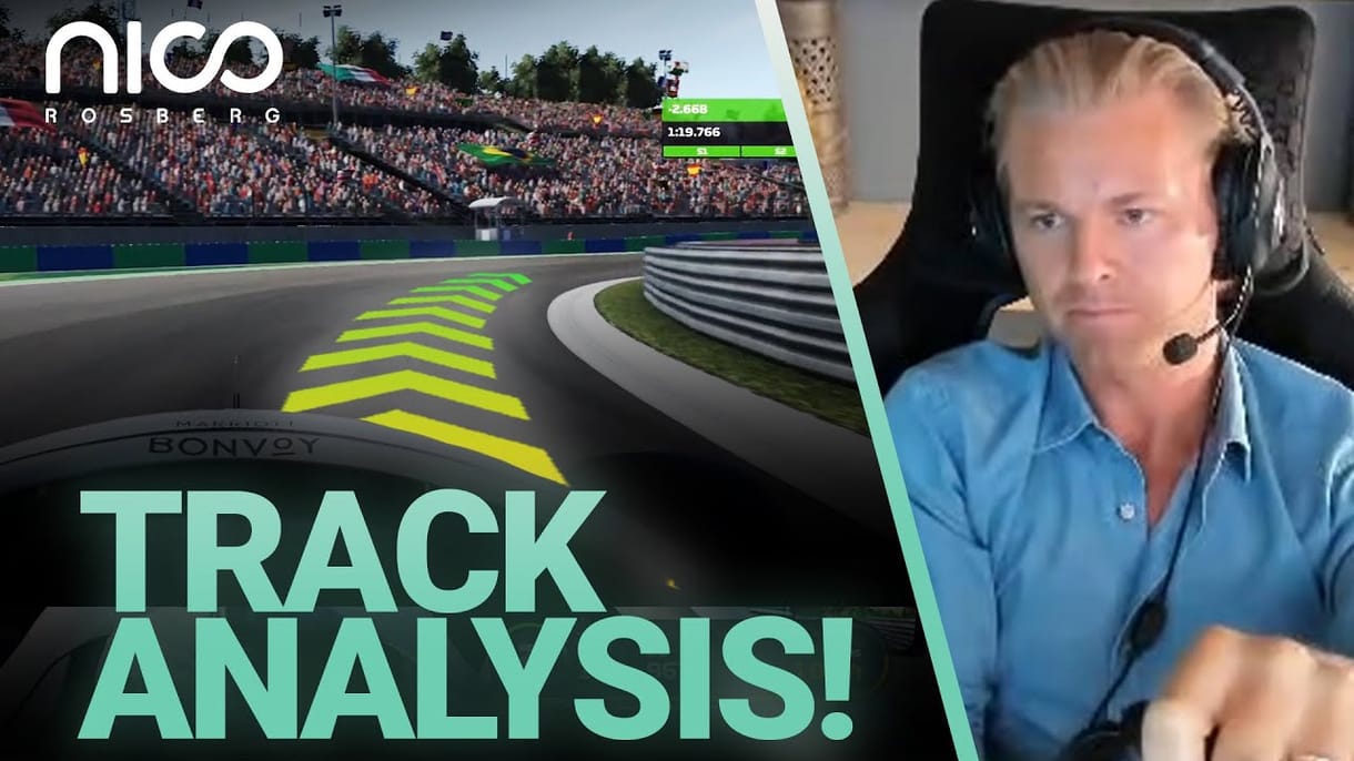 Nico Rosberg centiről-centire tanítja meg bárkinek a tökéletes íveket a Hungaroringen – videó