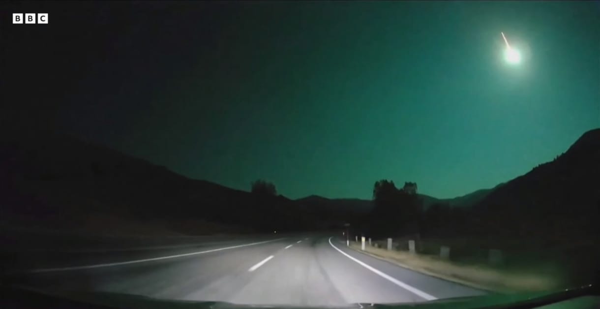 Látványos meteor szelte át az éjszaka a török eget - videó