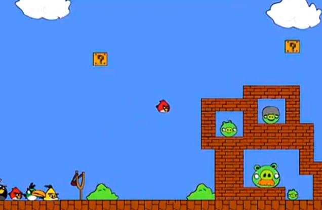 Ilyen lenne az Angry Birds és a Super Mario vegyítése [videó]