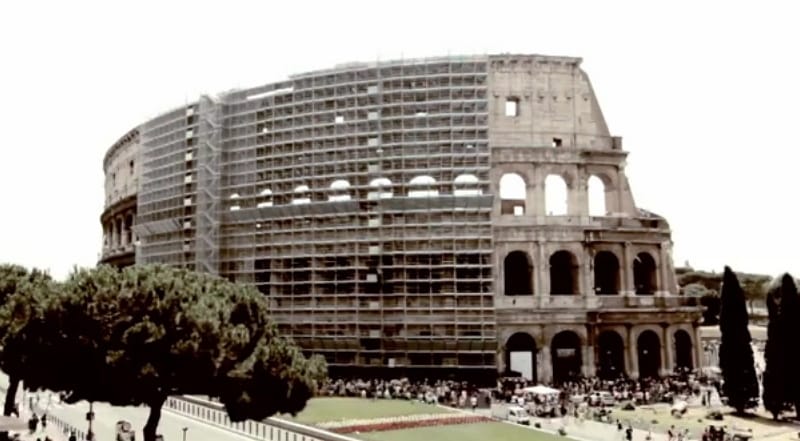 Videó: centiről centire fényesítették ki a Colosseumot