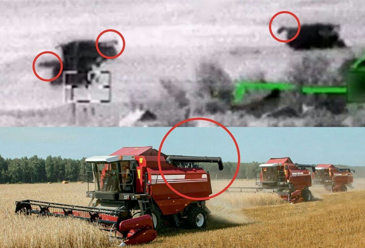 Az oroszok büszkén mutattak be egy videót, amin ukrán Leopard tankokat semmisítenek meg, ám valójában azok kombájnok voltak