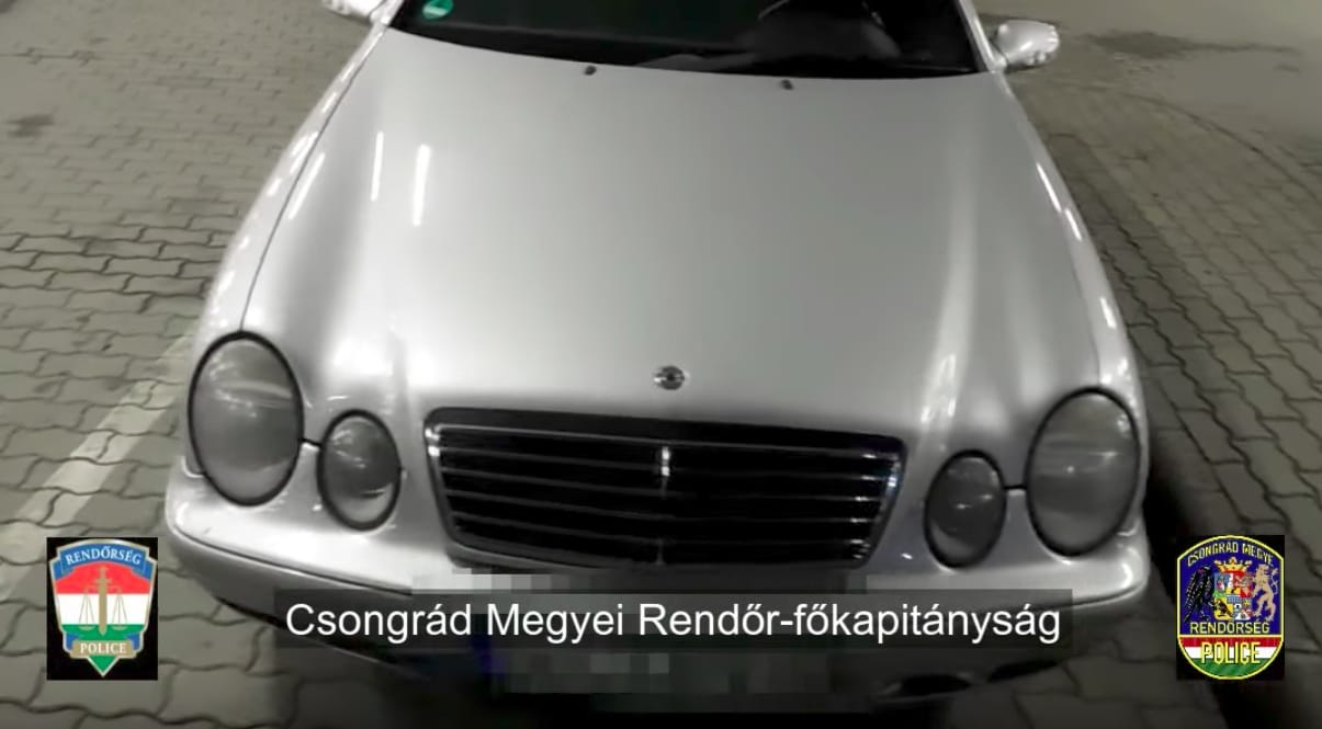 Jó ízlésük van a tolvajoknak, de ezzel a Mercedesszel most megbuktak a határon