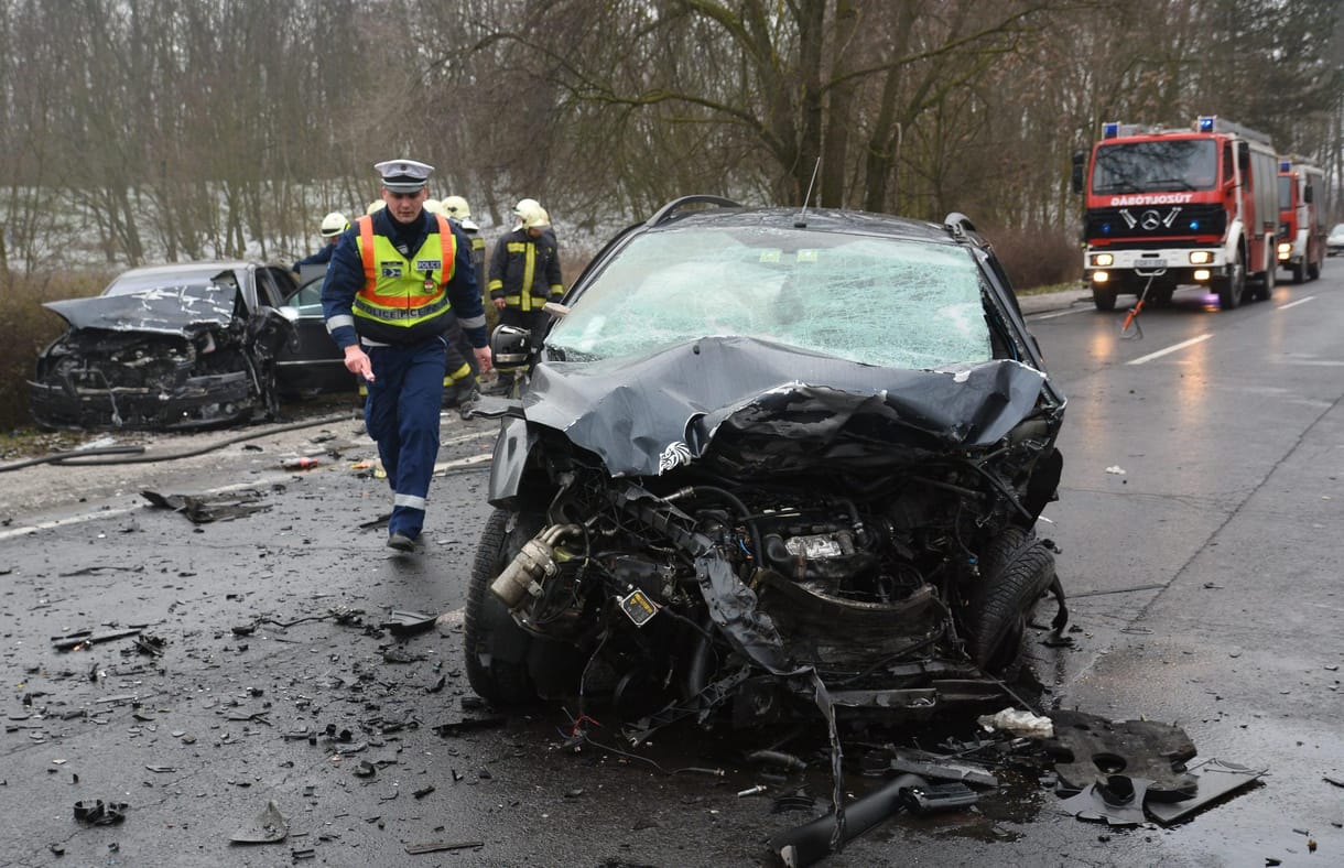 Fotó a nyírségi halálos baleset helyszínéről