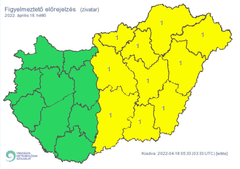Elázhat a fél ország
