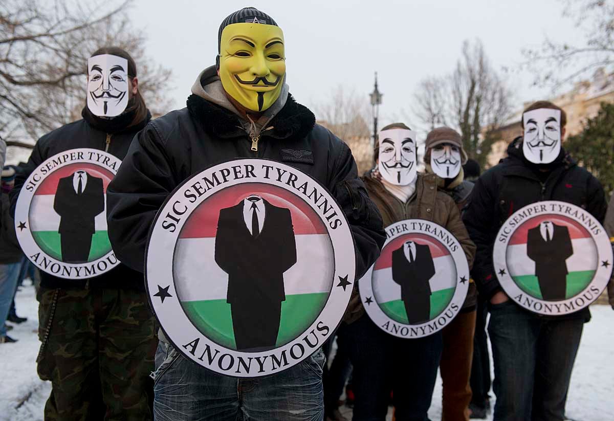 Tüntetés az ACTA szerződés ellen