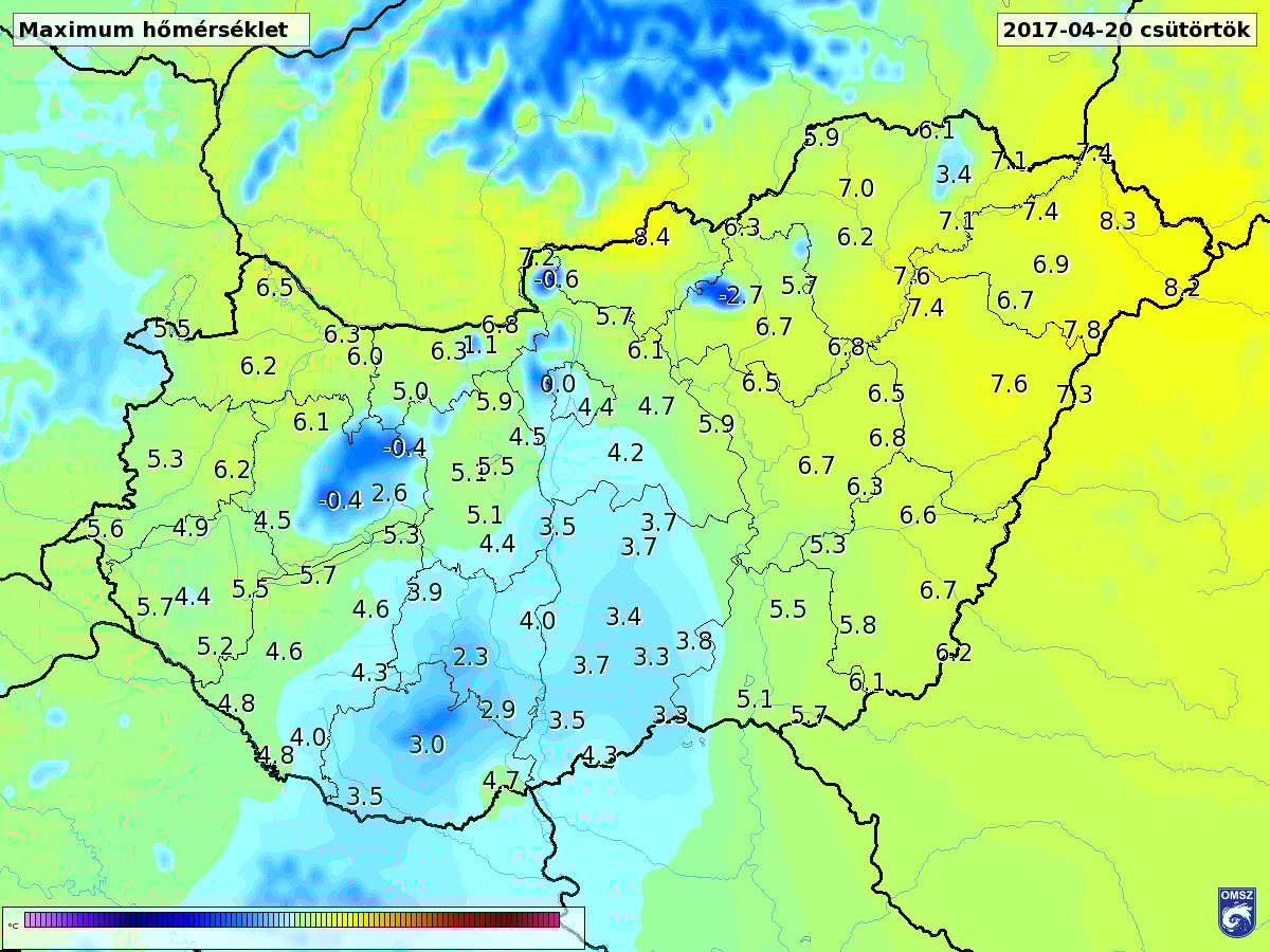 Alaposan megdőlt a hidegrekord