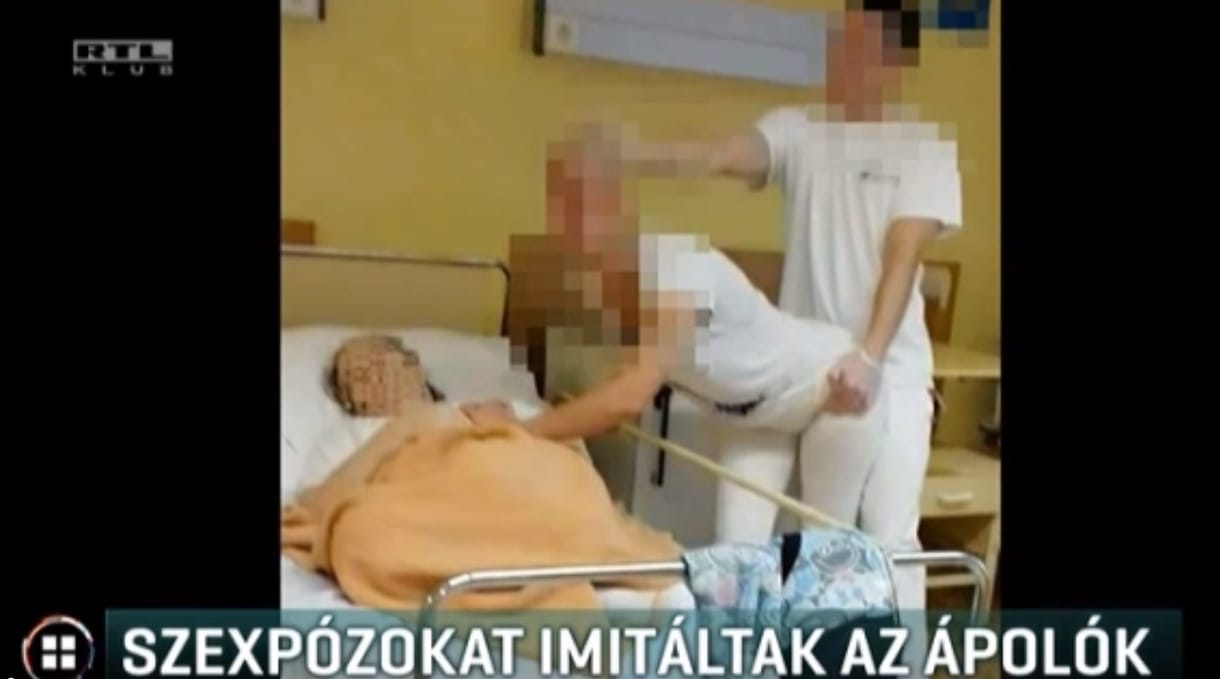 Bocsánatot kértek a beteg mellett szexet imitáló ápolók