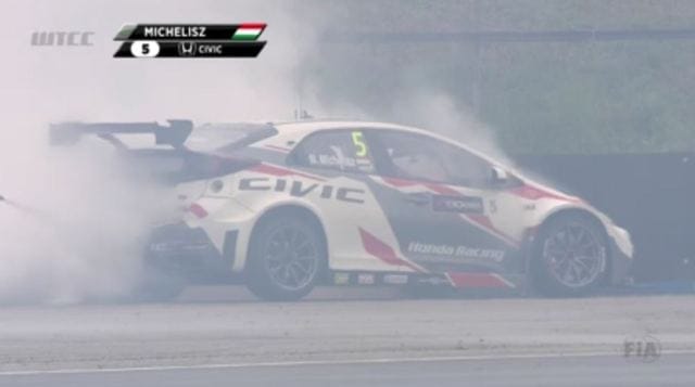 Michelisz nagyon pórul járt a Hungaroringen