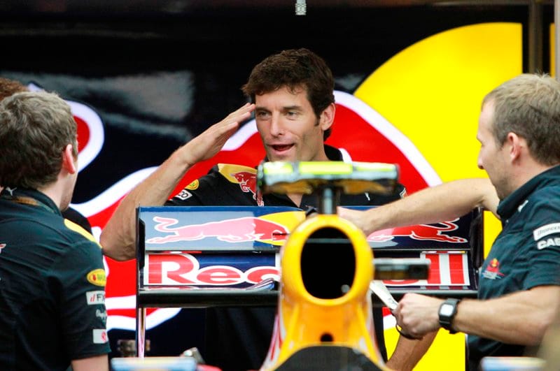 Webber nyerte az első szabadedzést, Schumacher a második
