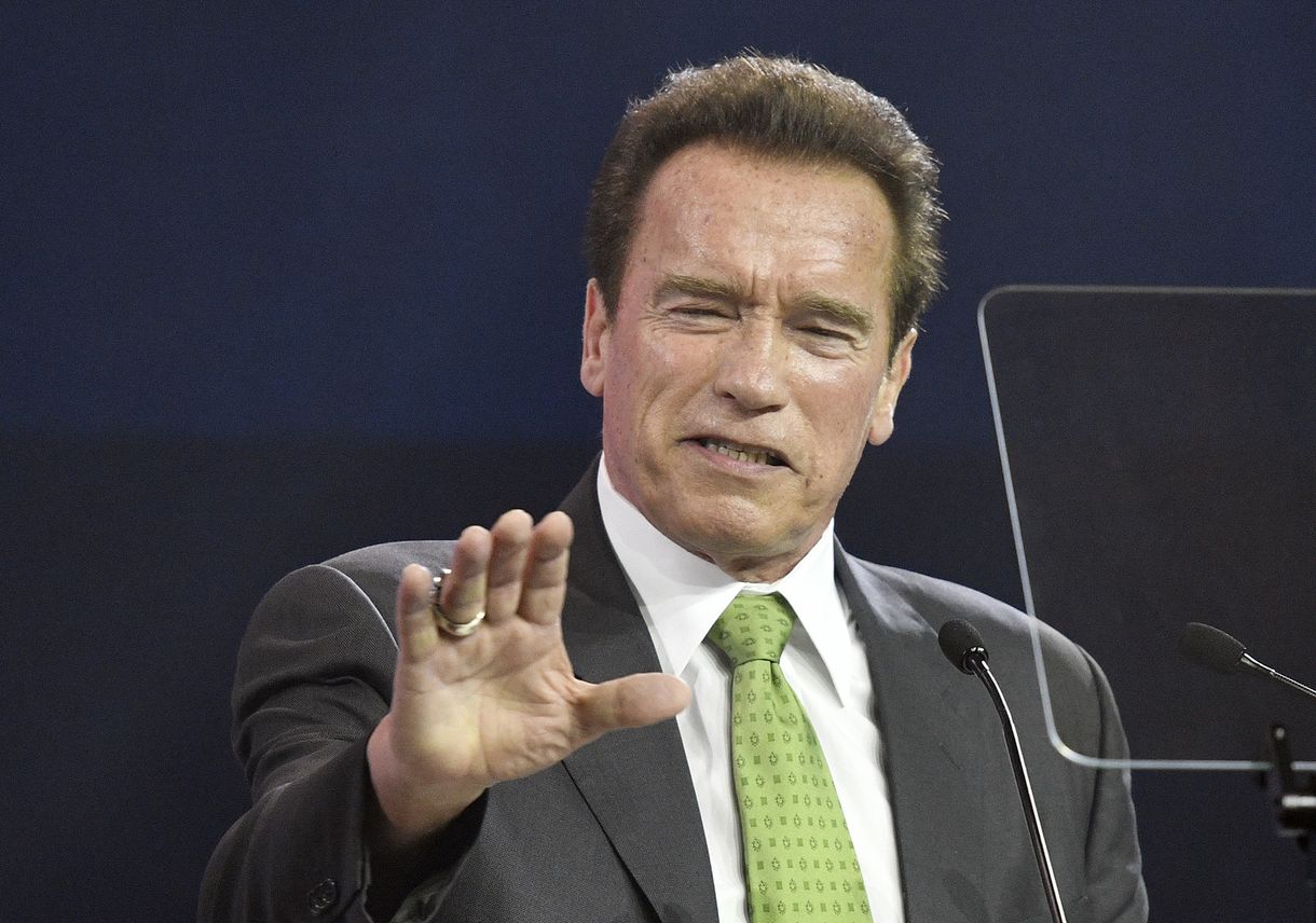 Schwarzenegger leugrott a Balatonra borozni