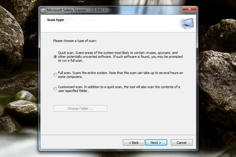 A hét Windows programja: Microsoft Safety Scanner - hordozható antivírus program