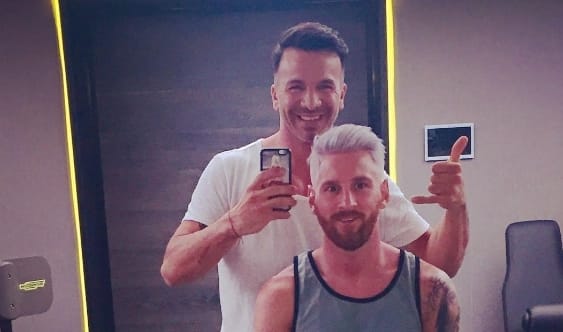 Fotó: kiderült, mi a titka Messi hirtelen szőkeségének