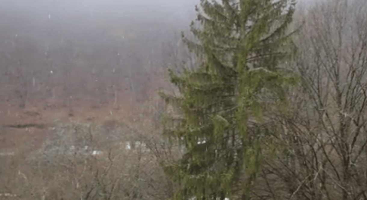 Videó a mai aggteleki hóesésről