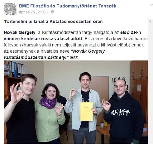 Nullapontos dolgozatnak így még nem örült senki