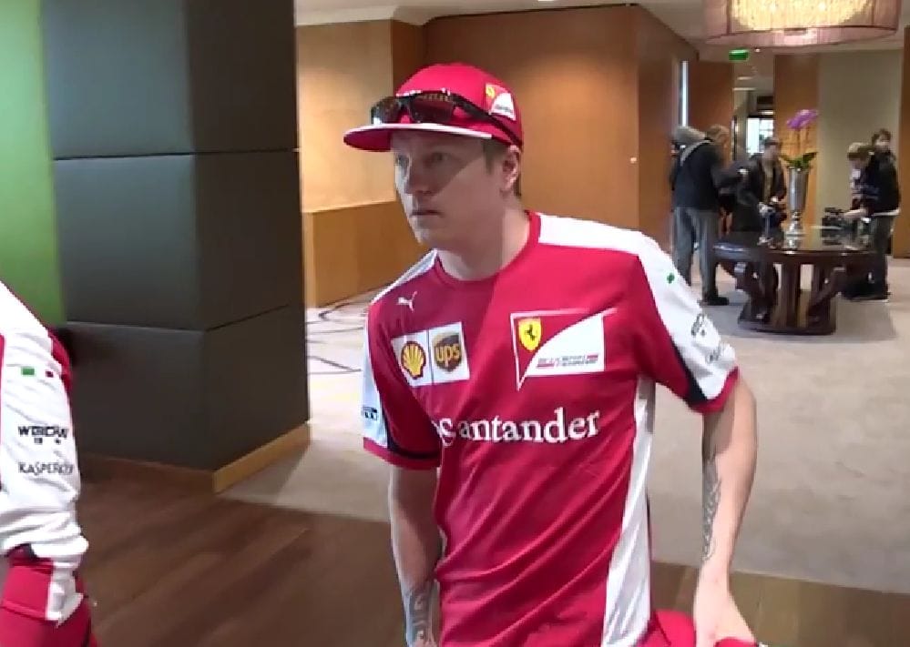 Videó: így telt Räikkönen napja Budapesten