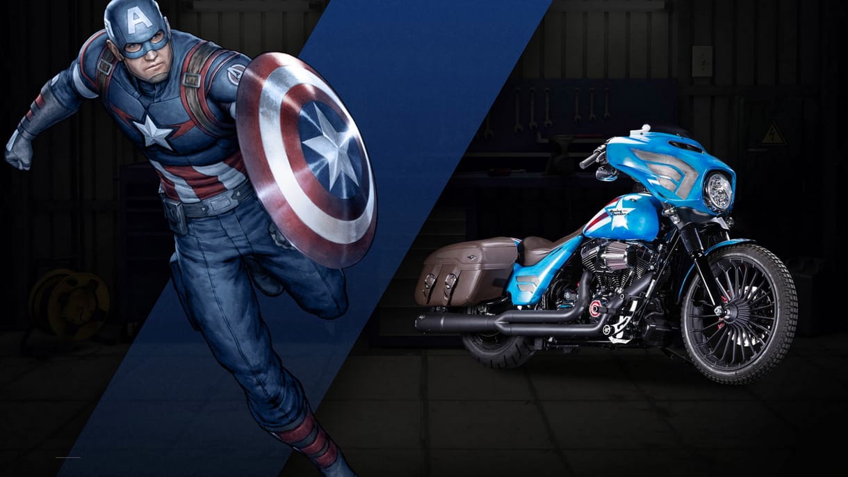 Az egész Marvel szupercsapat személyre szabott Harley-Davidsonokat kapott
