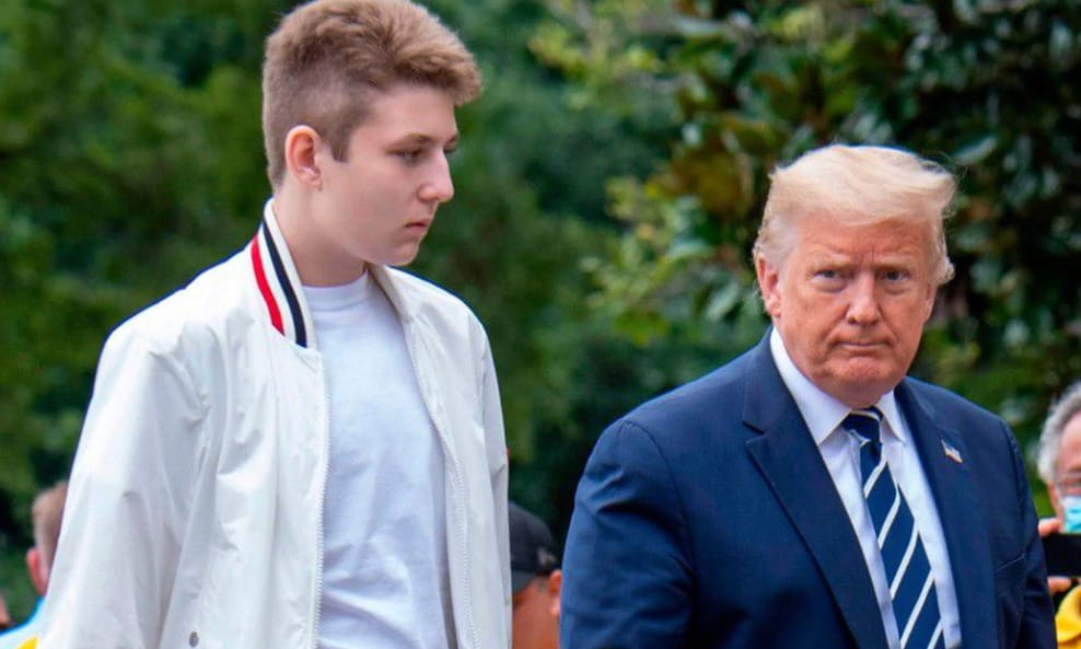 Donald Trump legkisebb fia is koronavírusos volt