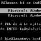 Hibaelhárítás, ha már el sem indul a gépünk