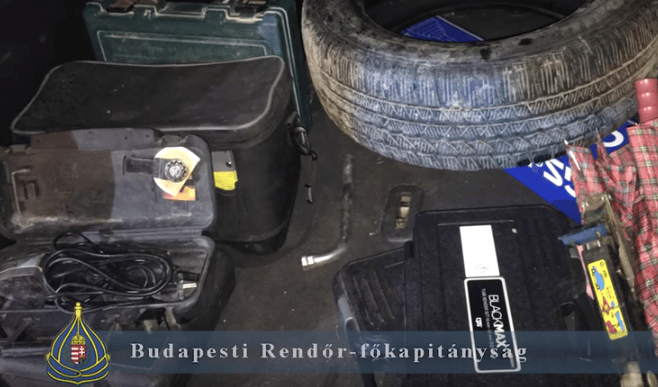 Öt perc kellett a rendőröknek, hogy elkapják a szerszámgéptolvajt