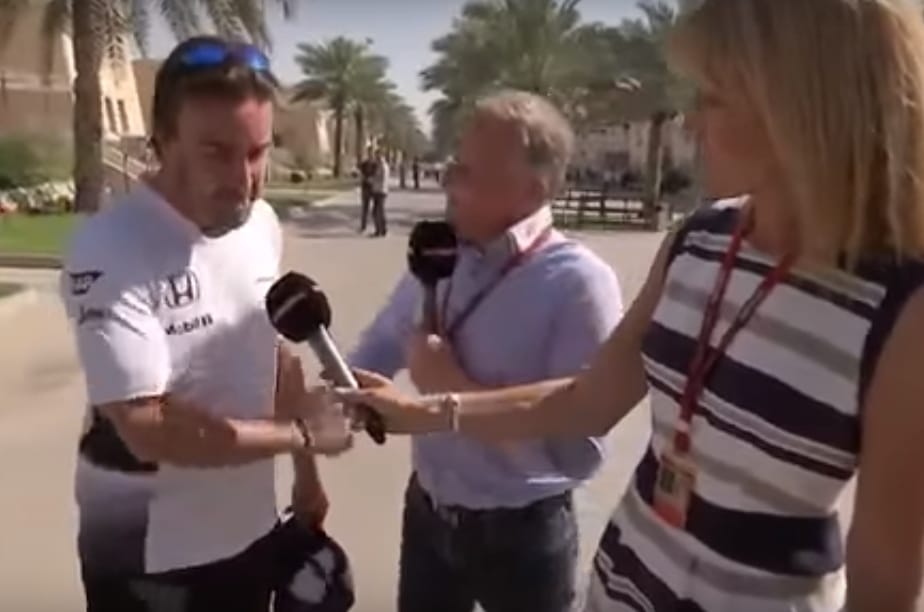 Alonso keményen helyre tette az egyik TV-s szakkomentátort – videó