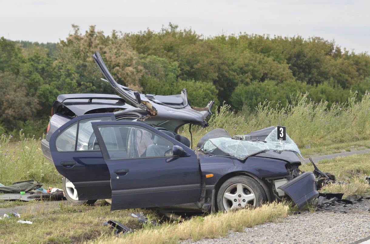 Halálos karambol a 4-es főúton Szolnoknál
