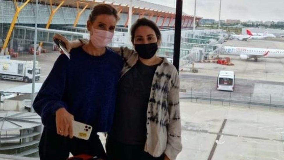Lefotózták Madridban a dubaji emír lányát, akit korábban kommandósok cipeltek haza, amiért világot akart látni