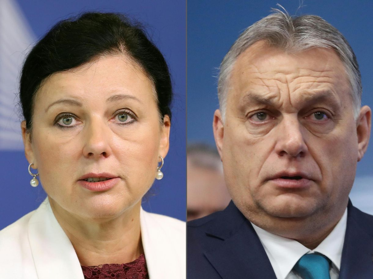 A hét embere: Věra Jourová jogállamisági biztos, aki láthatóan Orbán idegeire megy