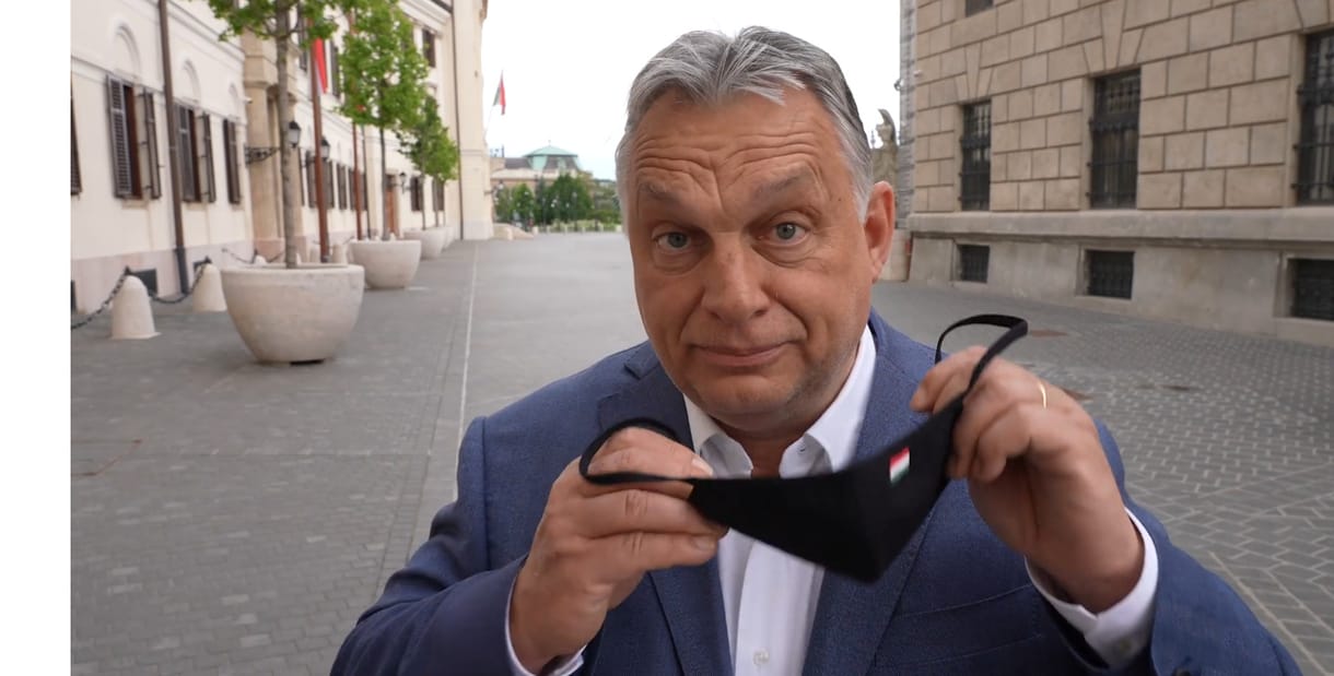Orbán videóban búcsúzott a járványtól