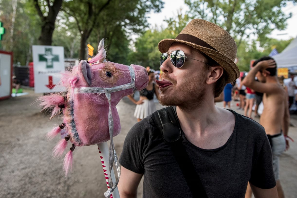 Csak győzze kerülgetni az unikornisokat a Szigeten – fotók