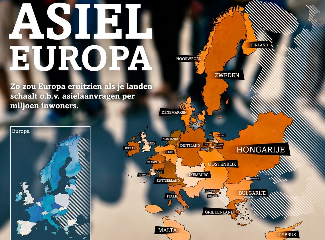Magyarország szuperhatalom lett Európában – menekülttérkép
