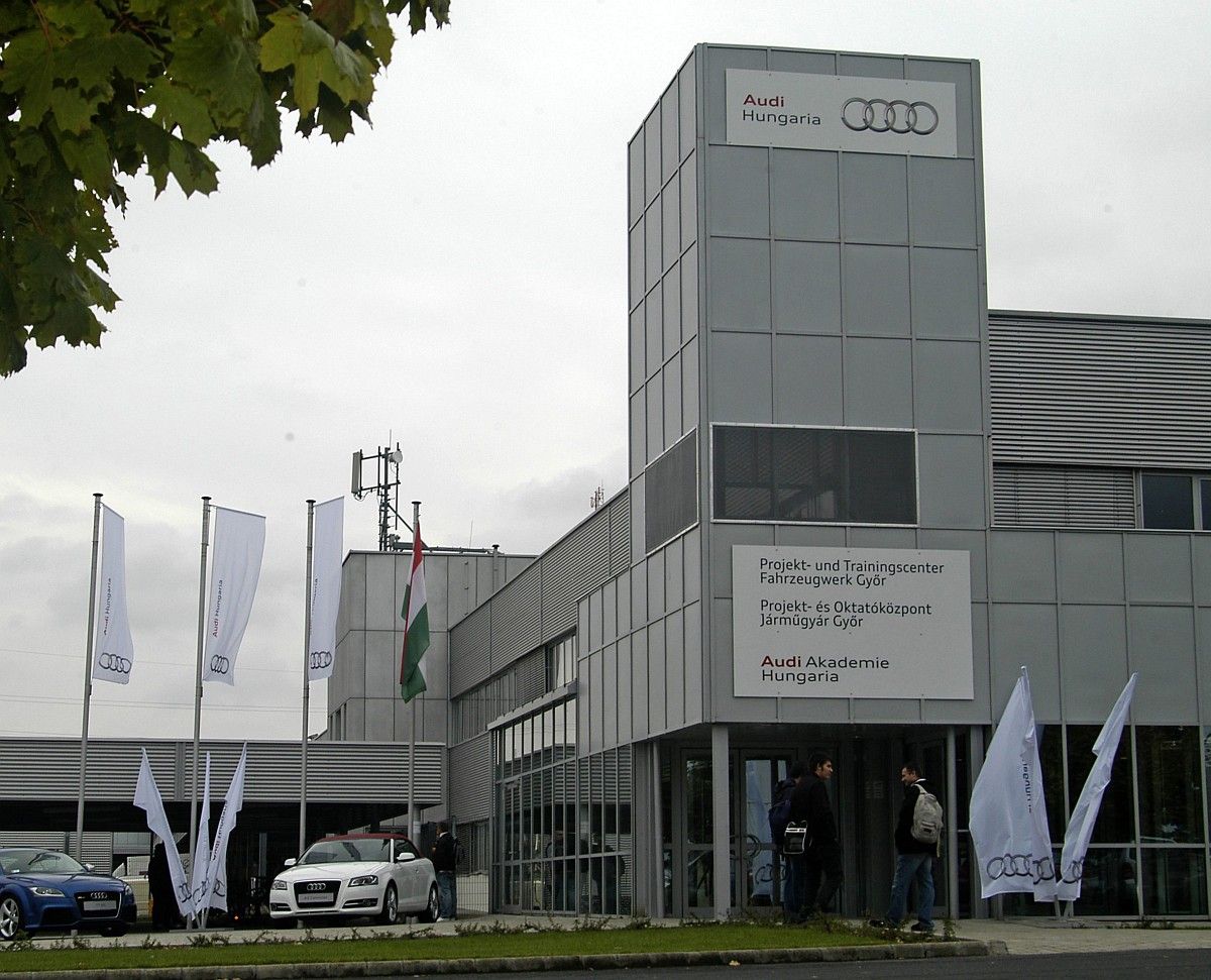 Tűz volt az Audi gyárban