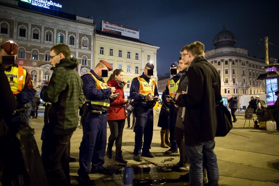 Ülődemonstráció bénította meg a Blaha forgalmát