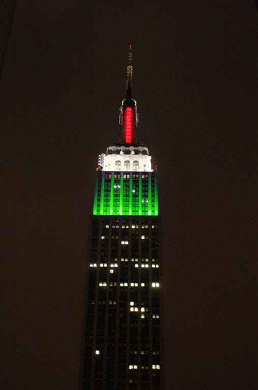 A magyar zászló is feltűnt az Empire State Building oldalán