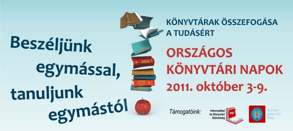 Mert olvasni jó: országos könyvtári napok